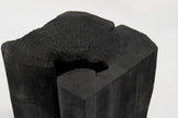 Burnt Teak Square Side Table or Stool