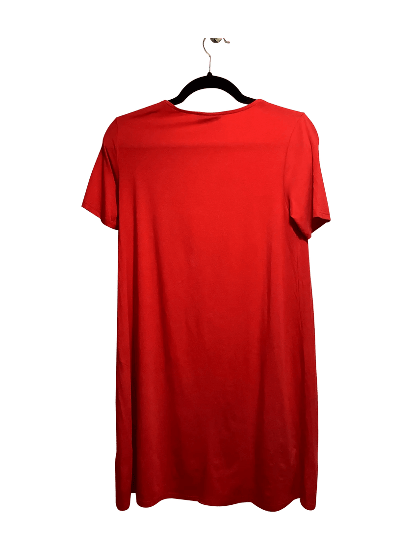 TOPSHOP Regular fit Midi Dress in Red  -  4