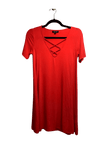 TOPSHOP Regular fit Midi Dress in Red  -  4