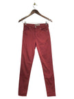 TOPSHOP Regular fit Straight-legged Jean in Red  -  26x32