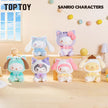 Sanrio Characters Play With Kittens Series Plush Keychains Blind Box (1 Random Box)