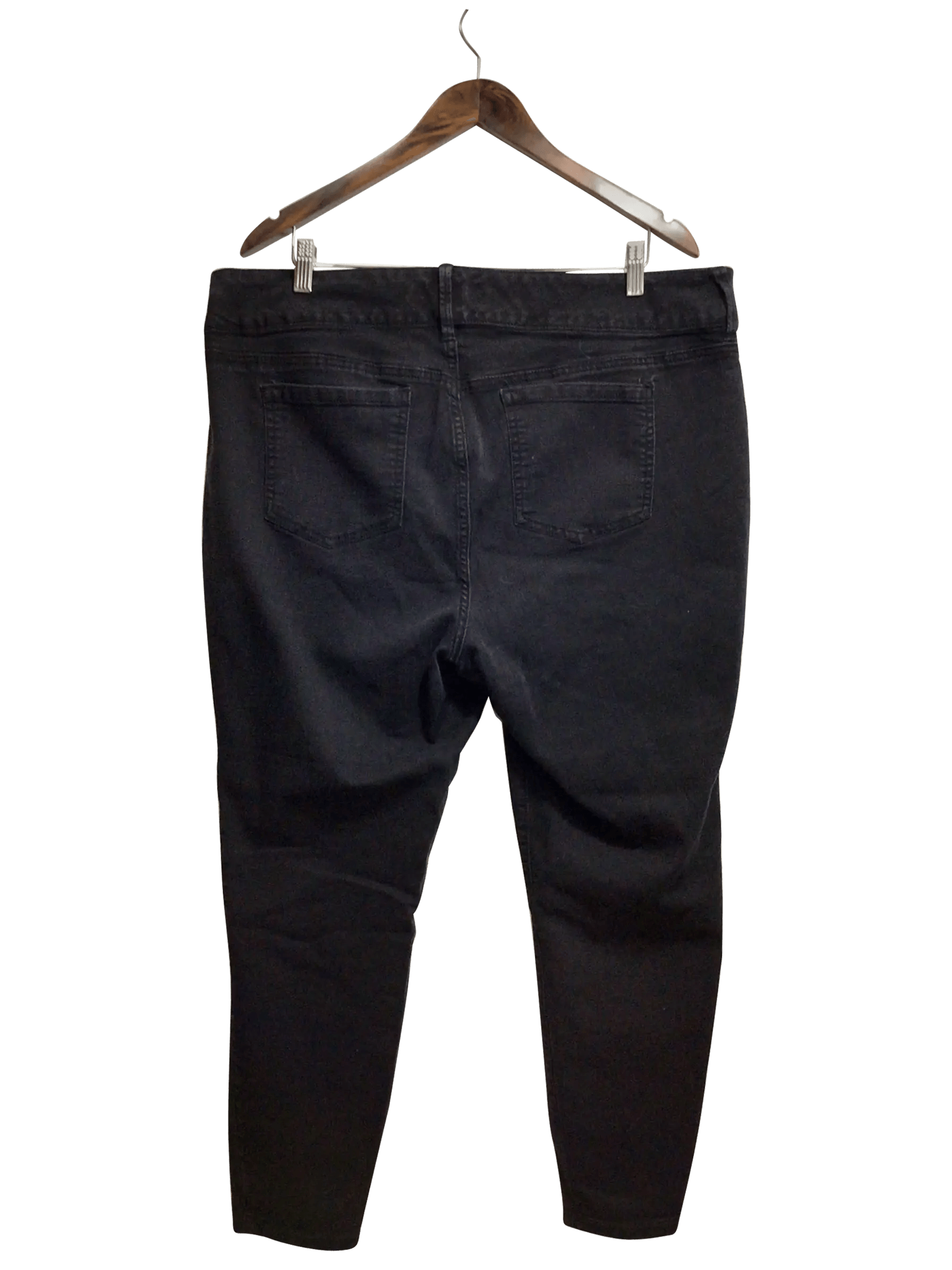 TORRID Regular fit Straight-legged Jean in Black  -  22R