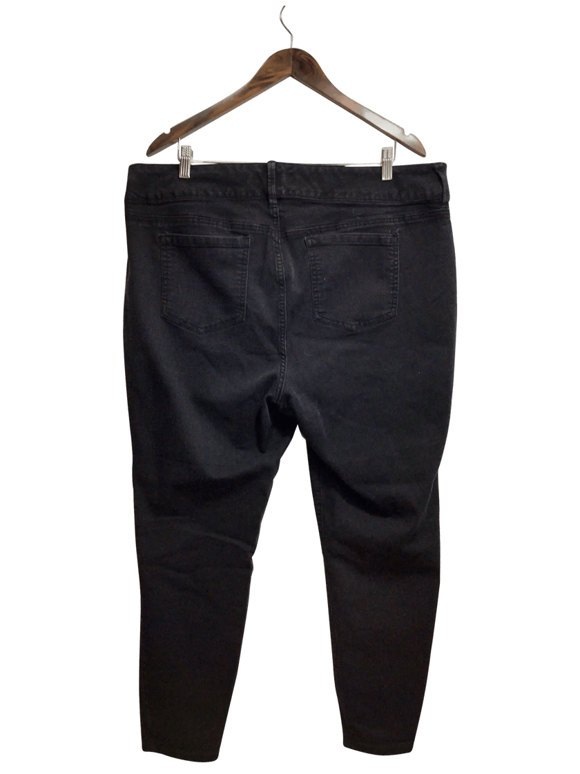 TORRID Regular fit Straight-legged Jean in Black  -  22R