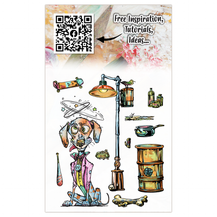 AALL and Create - A6 Stamp Set - Wacky Woof Tales