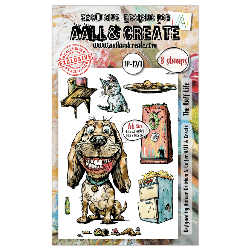 AALL and Create - A6 Stamp Set - The Ruff Life