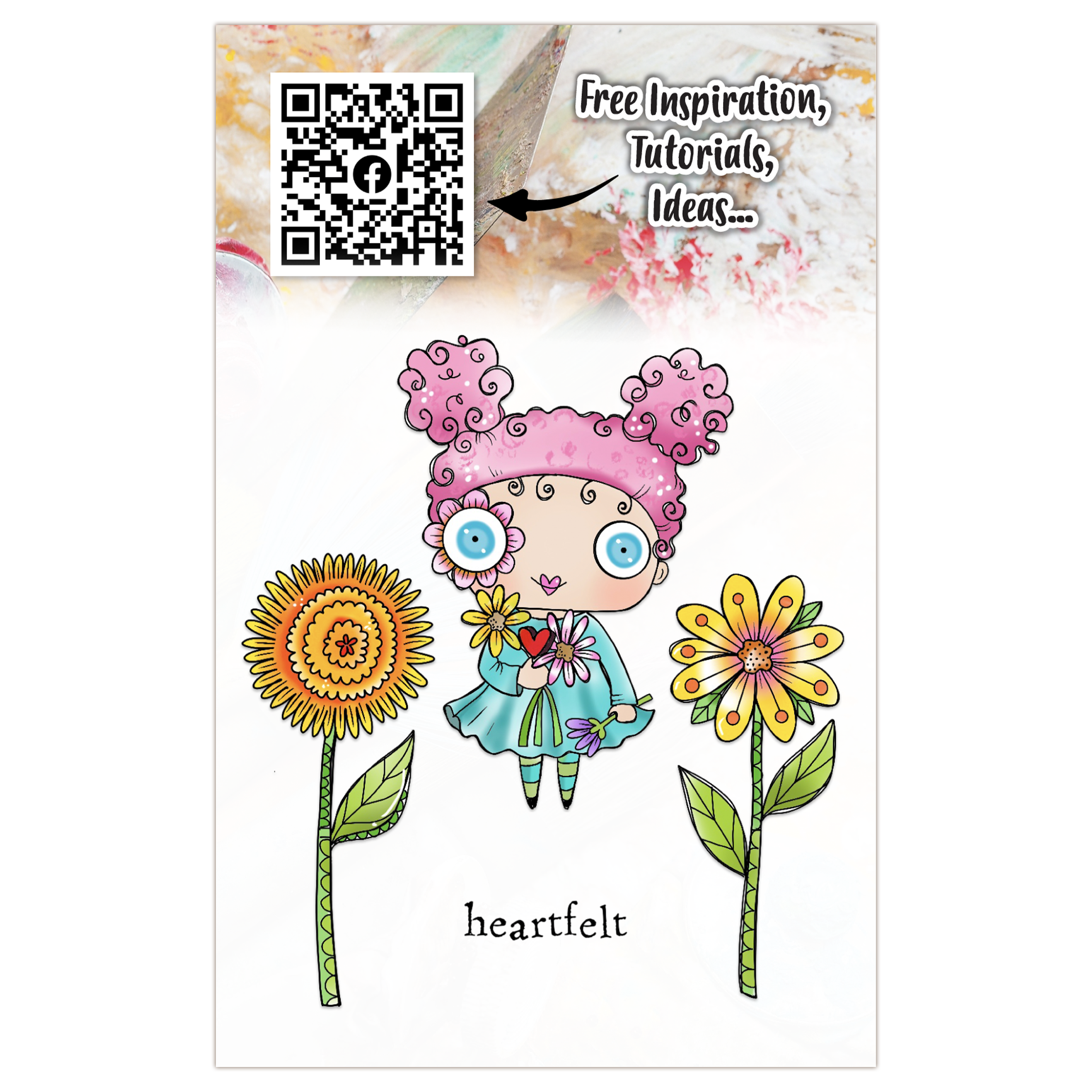 AALL and Create - A7 Stamp Set - Heartfelt