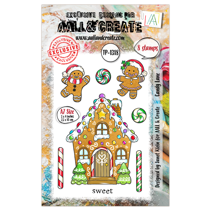 AALL and Create - A7 Stamp Set - Candy Lane