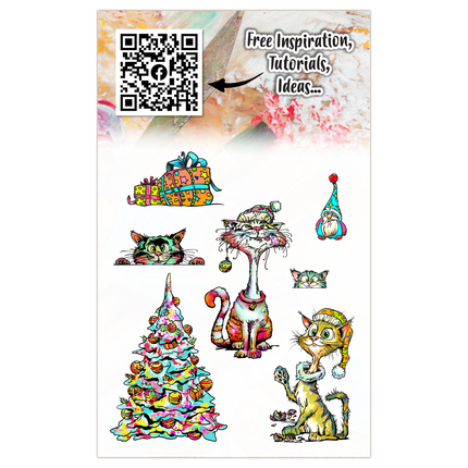 AALL and Create - A6 Stamp Set - Catmas Capers