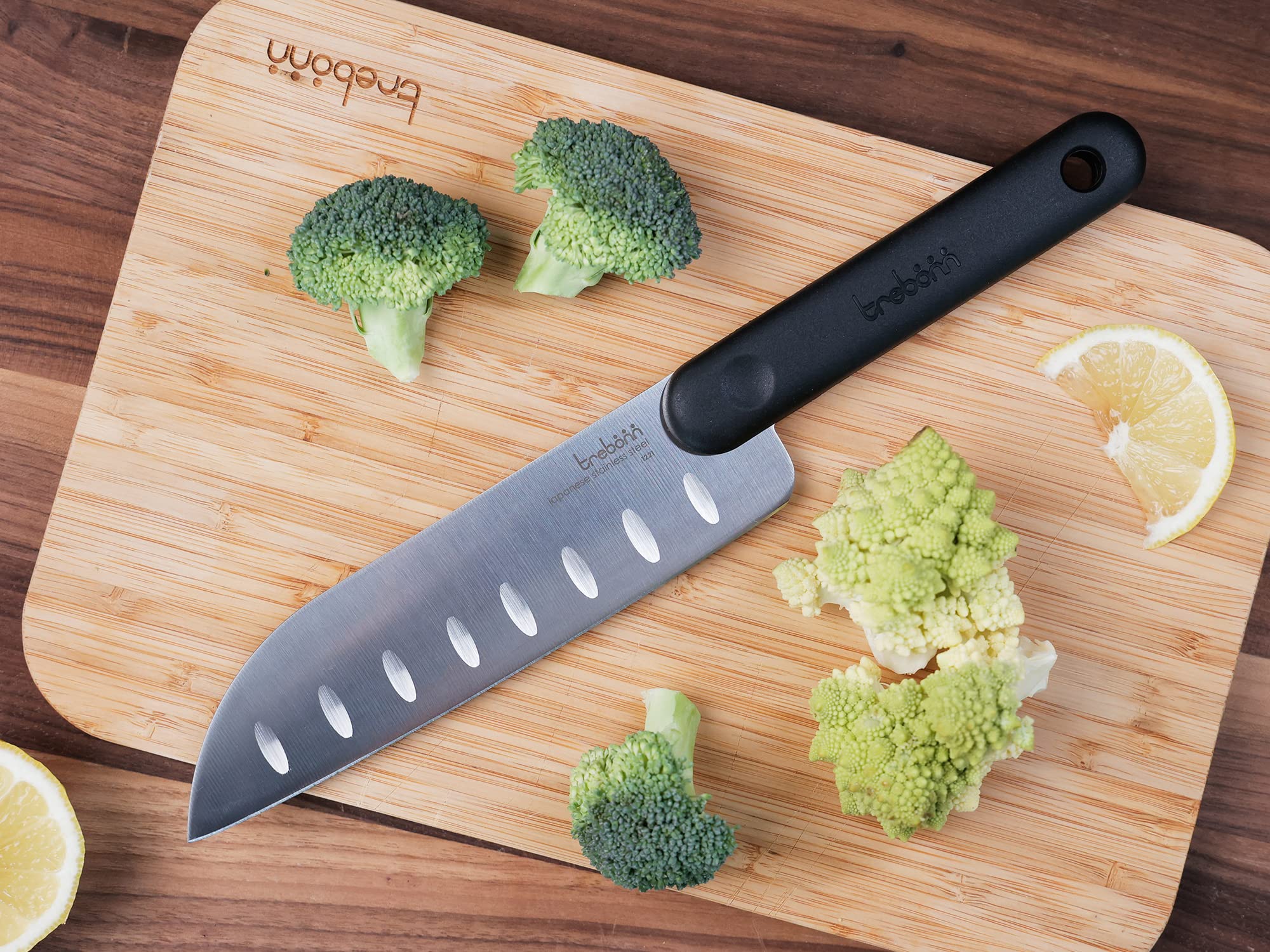 TREBONN - Santoku Knife Black Edition