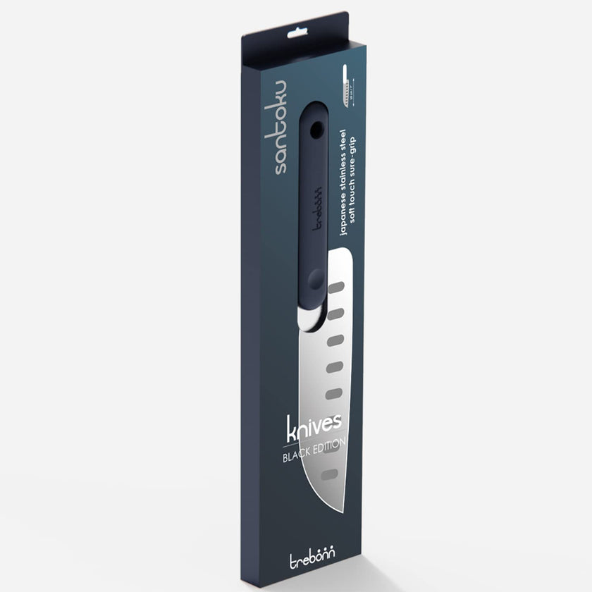 TREBONN - Santoku Knife Black Edition