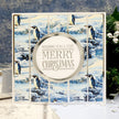 Trim Me! Foiled Insert Pad - Season's Greetings Silver