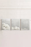 ANTIQUE CLOUDSCAPE TRIO (3 Oeuvres sur toile étirée)