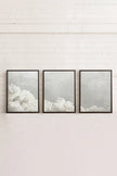 ANTIQUE CLOUDSCAPE TRIO (3 Oeuvres sur toile étirée)