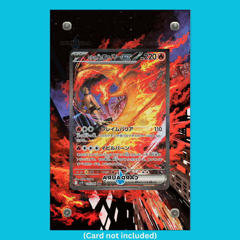 Team Rocket's Moltres 229/182 Destined Rivals (Ungraded) Display Case