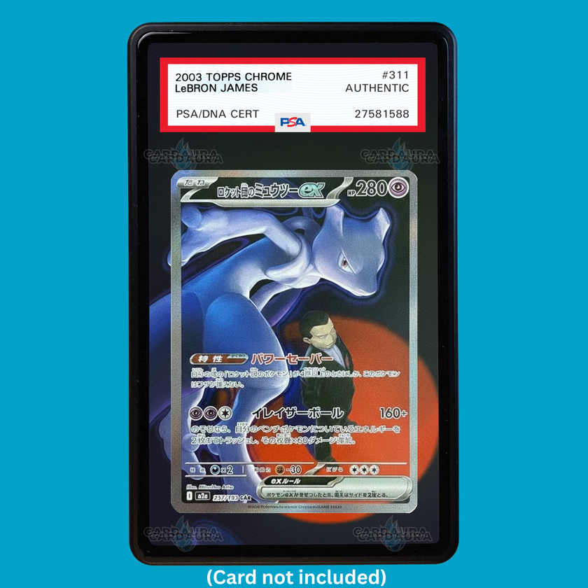 Team Rocket's Mewtwo EX 237/193 Ascended Heroes (Graded) Display Case