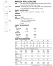 The Sewing Workshop - Maison Top & Joggers Pattern