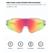 TUTT Bluetooth Smart Sunglasses For Cycling | AI Voice Assistance Call & Music | Dual Microphone | HD UV400 Protection | Anti Blue Ray | E18 + Blue-Ray Test Kit