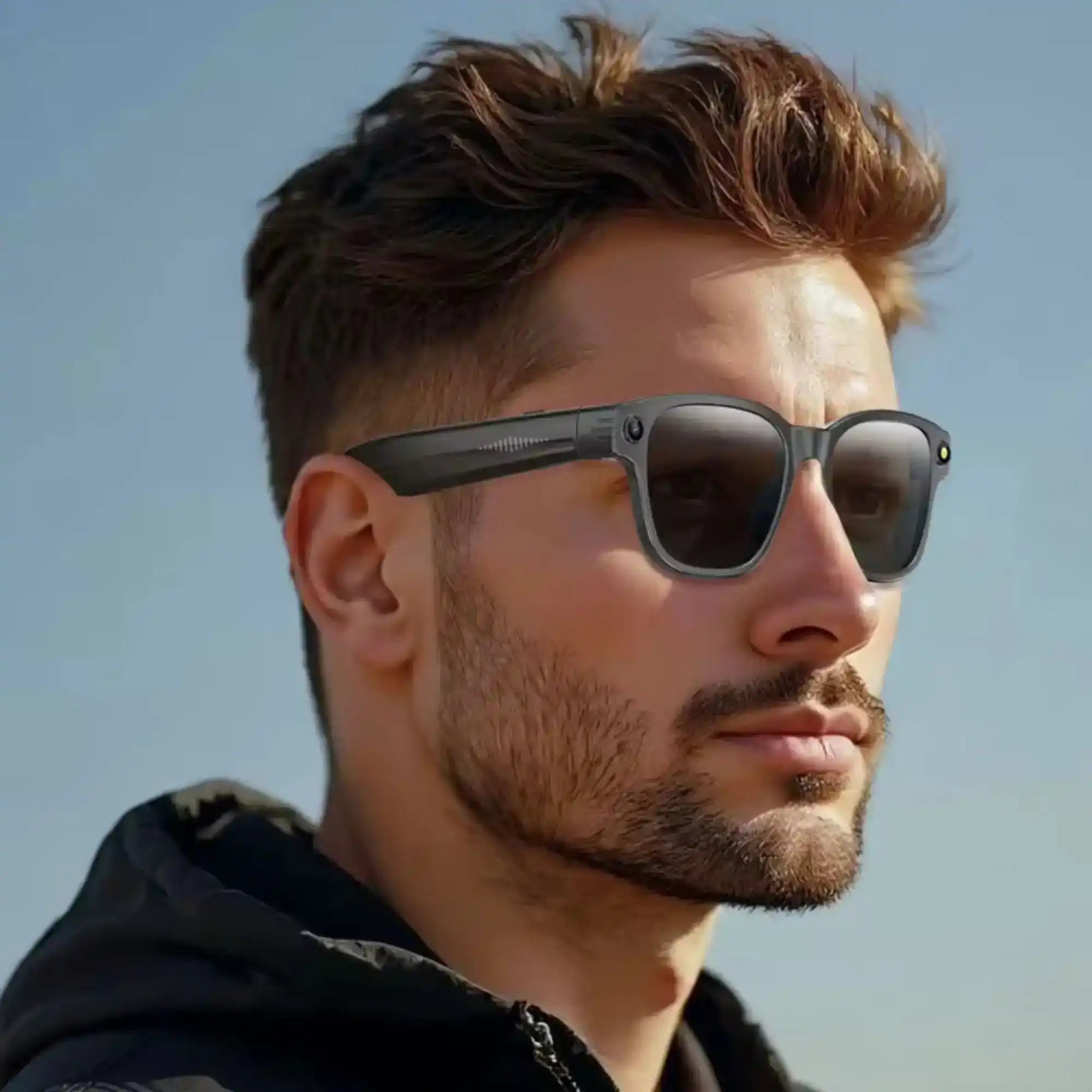 TUTT GS10 AI Glasses | Smart Sunglasses HD Camera + AI Integration & Intelligent Object Recognition | Replaceable with Prescription Lenses