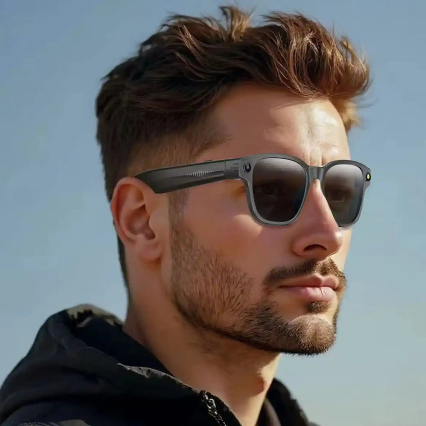 TUTT GS10 AI Glasses | Smart Sunglasses HD Camera + AI Integration & Intelligent Object Recognition | Replaceable with Prescription Lenses