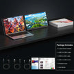 TUTT 14” Laptop Screen Extender | Ultra Thin Portable Monitor for Windows, Mac, USB-C & HDMI Devices, S8