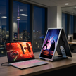 TUTT 15.6” FHD Portable Monitor – S6 Triple Screen Extender, USB-C/HDMI, 7 Viewing Modes | All Devices Compatible with Converter Cable (H5 Included)