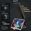 TUTT 15.6” FHD Portable Monitor – S6 Triple Screen Extender, USB-C/HDMI, 7 Viewing Modes | All Devices Compatible with Converter Cable (H5 Included)