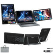 TUTT 15.6 Laptop Screen Extender Rugged Design | Portable Monitor For Laptop with H5 Converter Cable S9