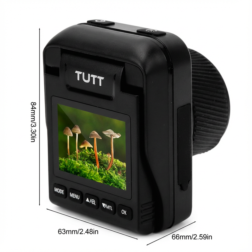 TUTT 4K Time Lapse Camera - 32MP Professional Construction & Vlogging Action Camera T7