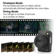 TUTT 4K Time Lapse Camera - 32MP Professional Construction & Vlogging Action Camera T7