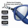 TUTT AI Glasses | Smart Sunglasses AI Integration & Intelligent Object Recognition HD Camera + | Replaceable Lenses GS10-V