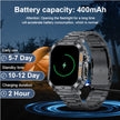 TUTT Military Smart Watch for Men | 3ATM Waterproof 1.96
