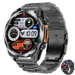 TUTT Tactical Smart Watch For Men | 1.43 Dial | Compass Flashlight Chat-GPT 3TAM Waterproof | Rugged Fitness and Health Tracker | H300 Smartwatch 400mAh Battery