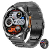 TUTT Tactical Smart Watch For Men | 1.43 Dial | Compass Flashlight Chat-GPT 3TAM Waterproof | Rugged Fitness and Health Tracker | H300 Smartwatch 400mAh Battery