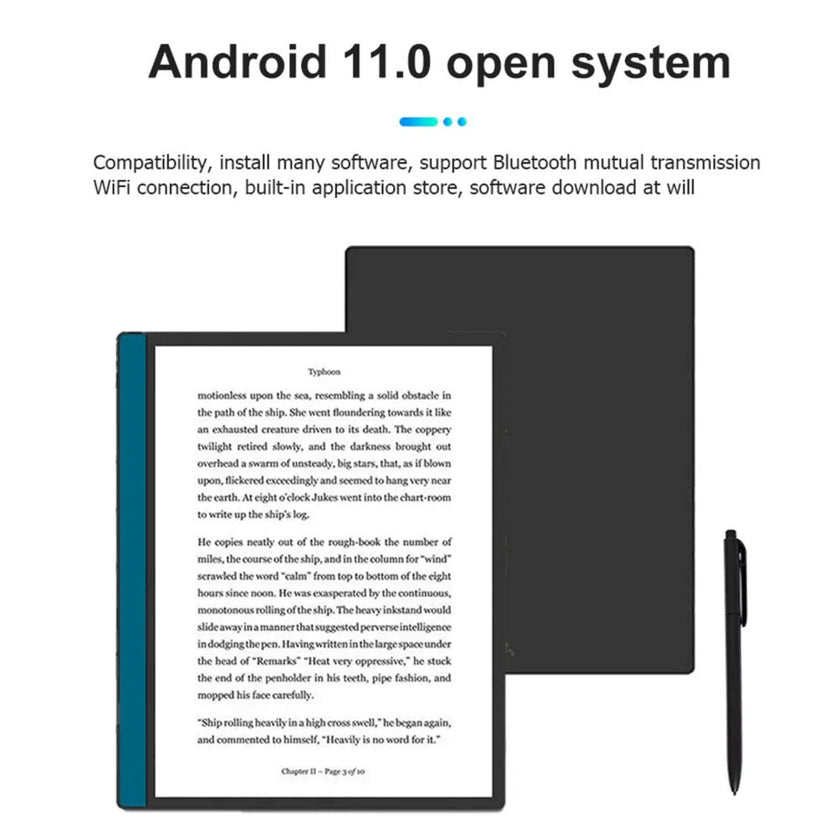 TUTT 10.3” eReader 64GB with Touchscreen | E-Ink Handwriting & Stylus | E10