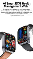 TUTT ECG Smart Watch with, AI Health Monitoring, Body Composition & Bluetooth Calling – 1.39” HD Display, IP68 Waterproof, 340mAh Batter E7