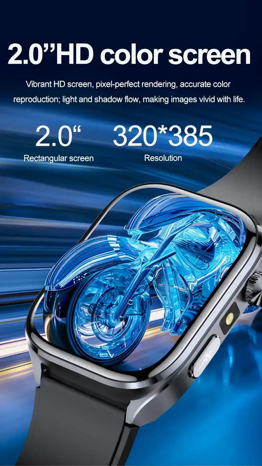 TUTT ECG Smart Watch with, AI Health Monitoring, Body Composition & Bluetooth Calling – 1.39” HD Display, IP68 Waterproof, 340mAh Batter E7