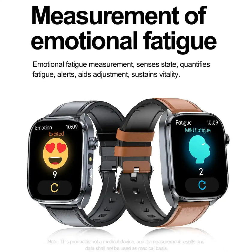 TUTT ECG Smart Watch with, AI Health Monitoring, Body Composition & Bluetooth Calling – 1.39” HD Display, IP68 Waterproof, 340mAh Batter E7