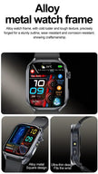 TUTT ECG Smart Watch with, AI Health Monitoring, Body Composition & Bluetooth Calling – 1.39” HD Display, IP68 Waterproof, 340mAh Batter E7