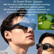 TUTT GS11 AI Glasses | HD Camera + AI Integration & Intelligent Object Recognition | Replaceable with Prescription Lenses
