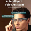 TUTT GS11 AI Glasses | HD Camera + AI Integration & Intelligent Object Recognition | Replaceable with Prescription Lenses