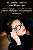 TUTT M1 AI Glasses with ChatGPT | 8MP Camera Photo & Video Smart Sunglasses | AI Translator, Music, Calls & Touch Control | Anti-Blue Light Lenses