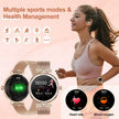 TUTT Women’s Smart Watch with Dual Straps – Bluetooth Calling, Health & Fitness Tracker – AMOLED Display – IP68 Waterproof – Android & iOS Compatible NX17 Pro
