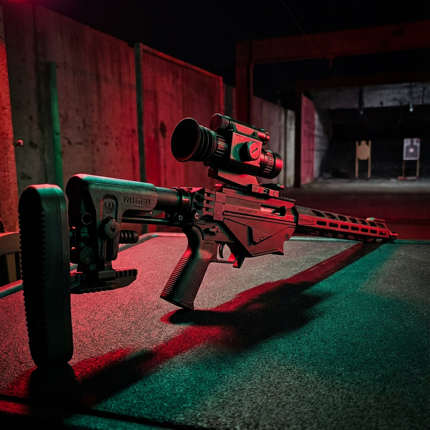 TUTT X7 Digital Night Vision Scope, 5-20X Magnification, 4K Video Recording, IP56 Waterproof, Built-in Electronic Stabilization