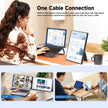TUTT 15.6” Portable Monitor | Multi-Position IPS FHD Screen Extender | USB-C & HDMI, Built-in Speakers, P5
