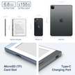TUTT eReader 5.76” Touchscreen | 32 + 128GB (SD Card) Protective Case | E-ink Ultra Light & Slim E3