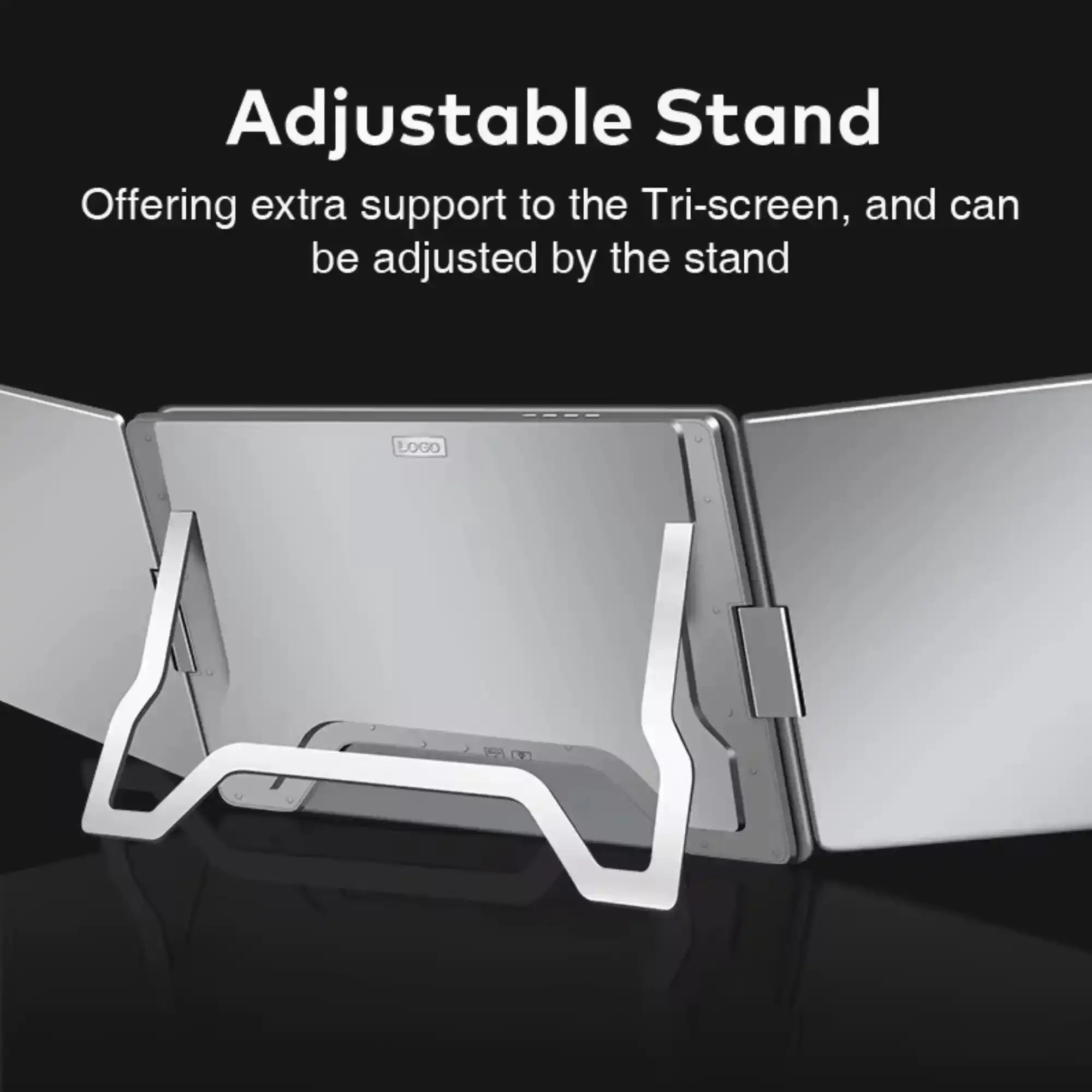 TUTT 16” Dual Portable Monitor | Single Cable Connection | 16:10 Ratio IPS, Stand-Alone Design | Windows, MacBook | S900