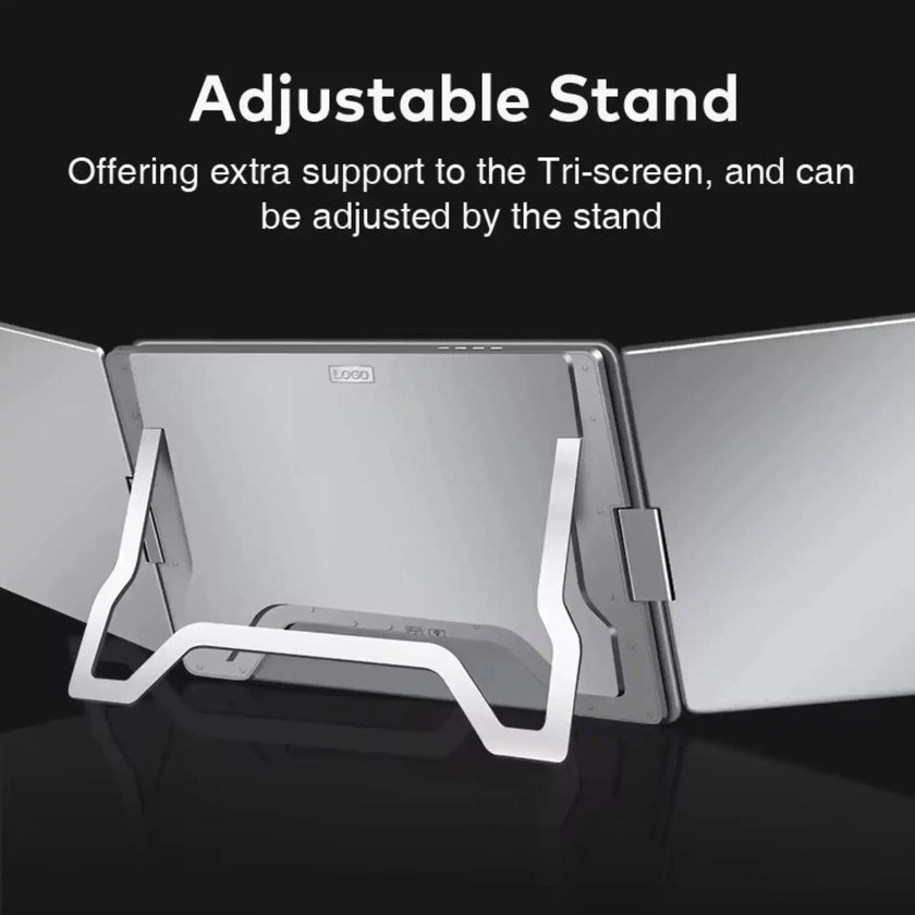 TUTT 16” Dual Portable Monitor | Single Cable Connection | 16:10 Ratio IPS, Stand-Alone Design | Windows, MacBook | S900