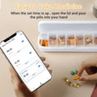 TUTT Smart Pill Organizer | Bluetooth 7-Day Medication Dispenser, Reminder Box | With Alarm for iOS & Android