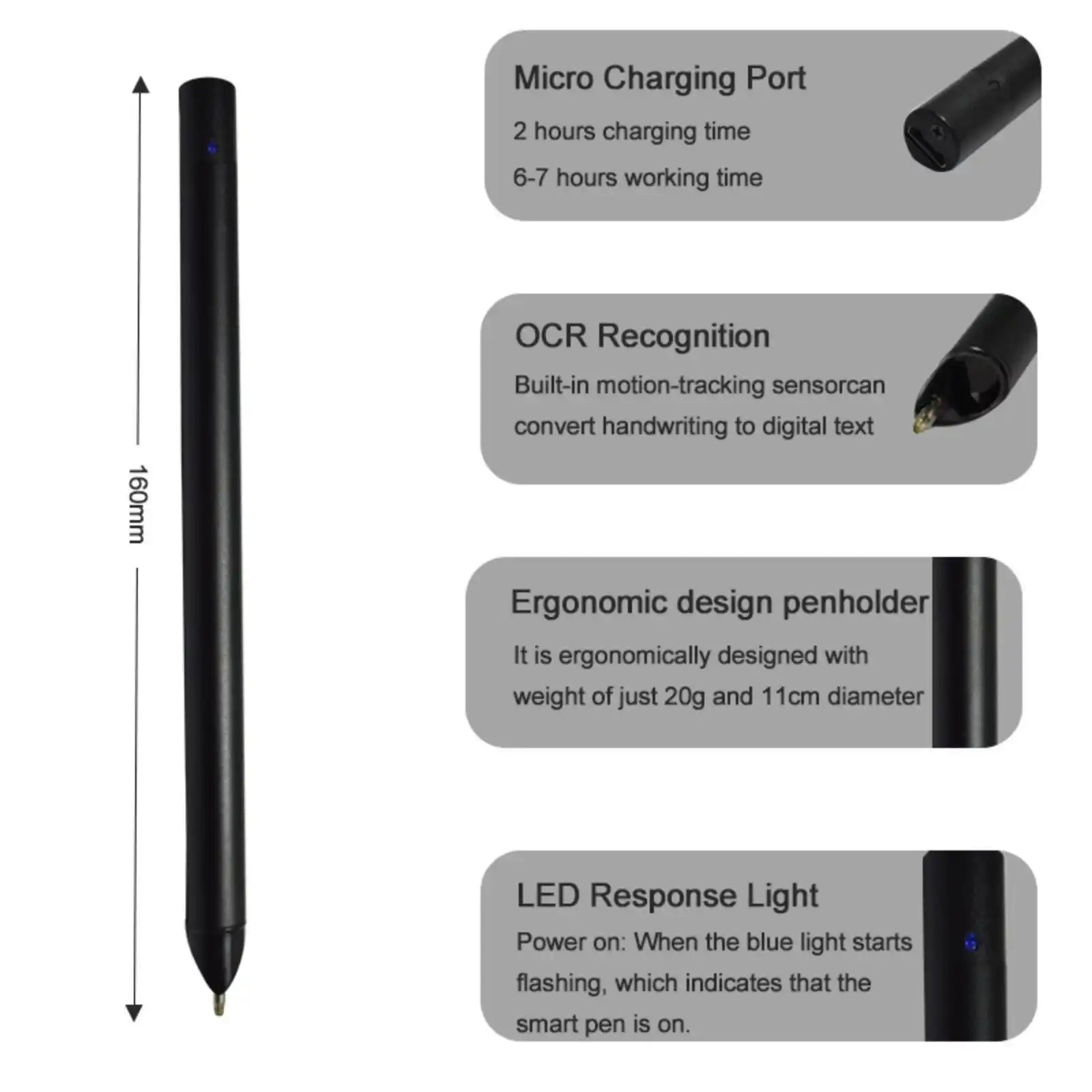 TUTT Smart Pen and Notebook Set | Digital Stylus Writing Board | Real-Time Sync with Android & iOS
