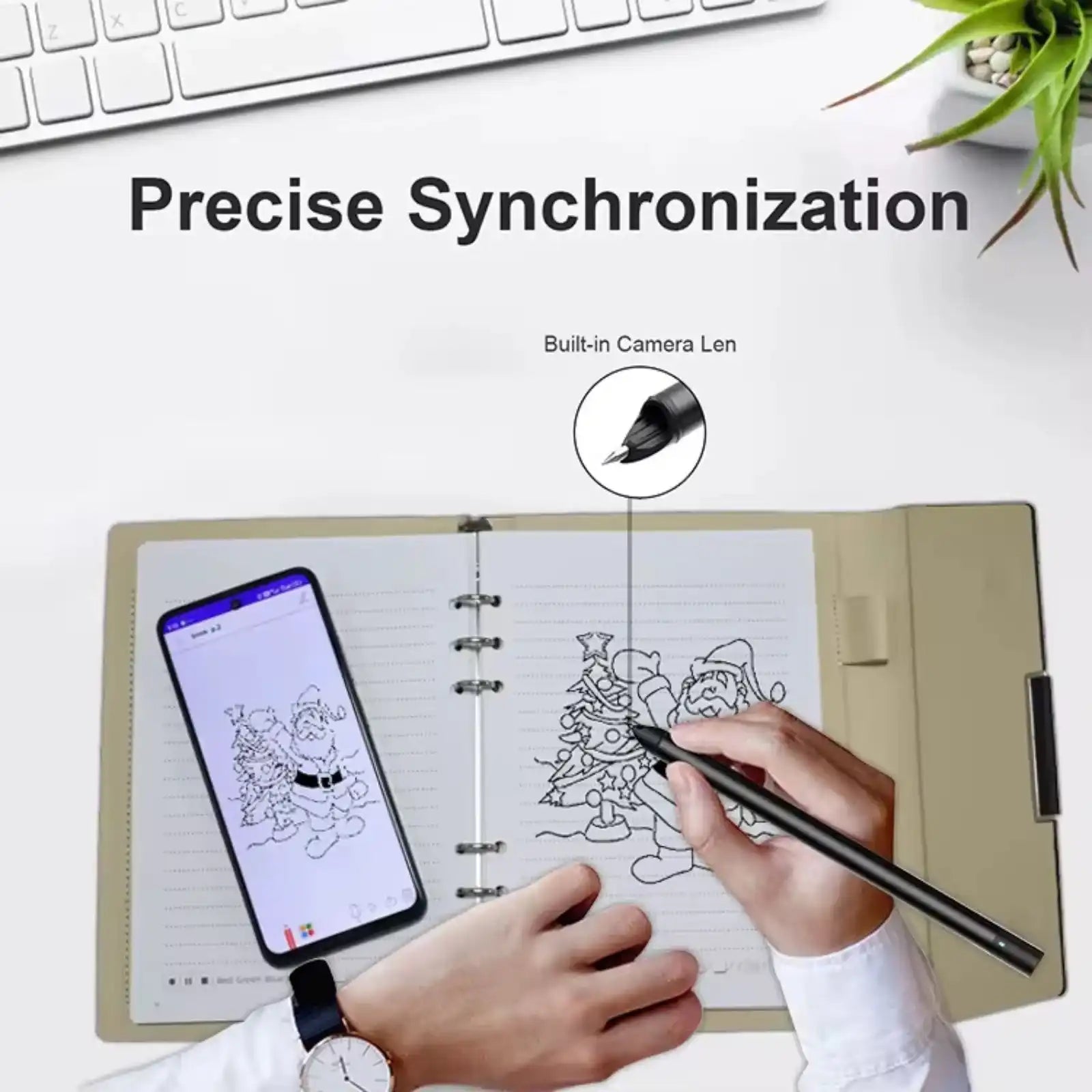 TUTT Smart Pen and Notebook Set | Digital Stylus Writing Board | Real-Time Sync with Android & iOS